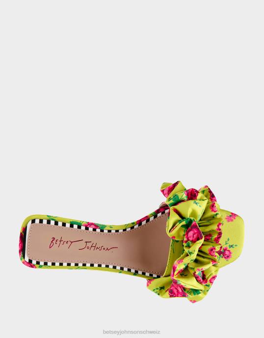 Frauen Betsey Johnson Alivia Zitrone Schuhe ZJFF195