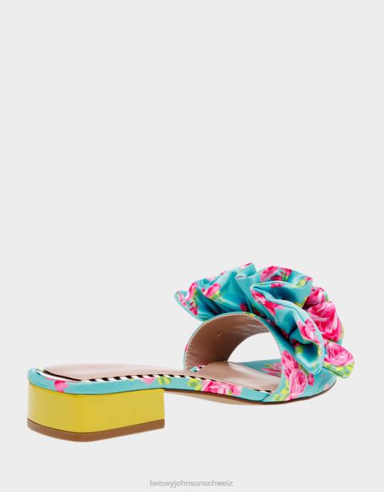 Frauen Betsey Johnson Alivia blau-multi Schuhe ZJFF68