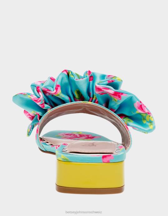 Frauen Betsey Johnson Alivia blau-multi Schuhe ZJFF68