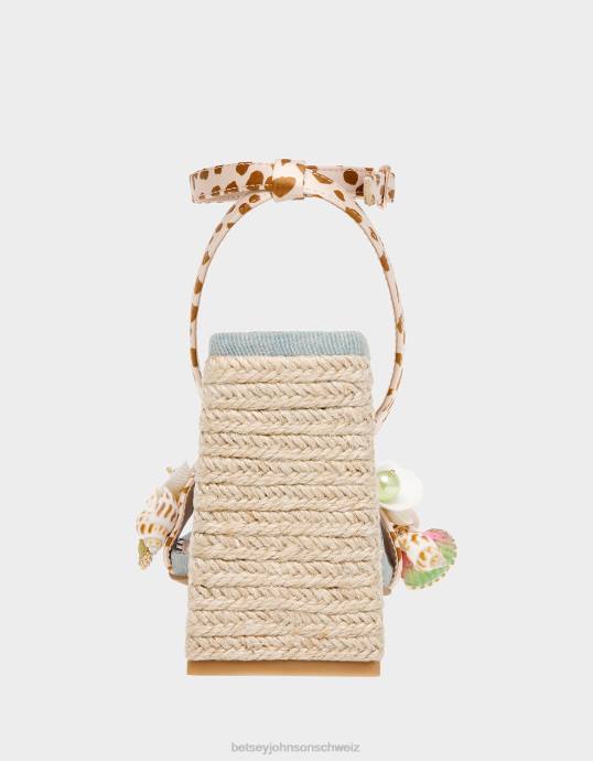 Frauen Betsey Johnson Anker Leoparden-Multi Schuhe ZJFF60