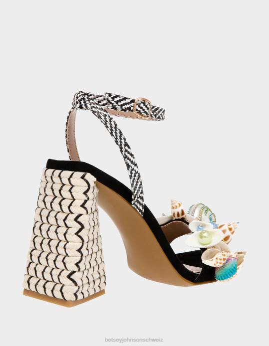 Frauen Betsey Johnson Anker schwarz-multi Schuhe ZJFF79