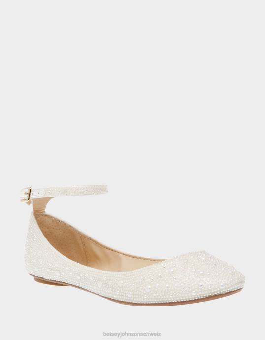 Frauen Betsey Johnson As Elfenbein Schuhe ZJFF132