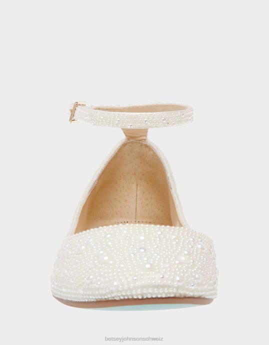 Frauen Betsey Johnson As Elfenbein Schuhe ZJFF132