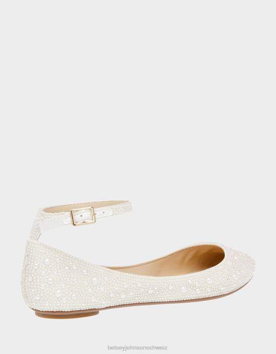 Frauen Betsey Johnson As Elfenbein Schuhe ZJFF132