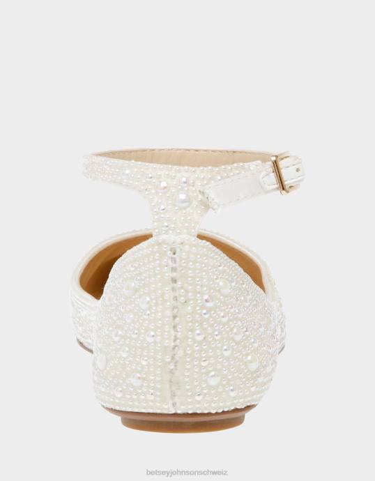 Frauen Betsey Johnson As Elfenbein Schuhe ZJFF132