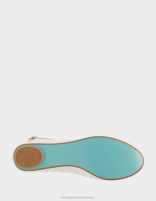 Frauen Betsey Johnson As Elfenbein Schuhe ZJFF132