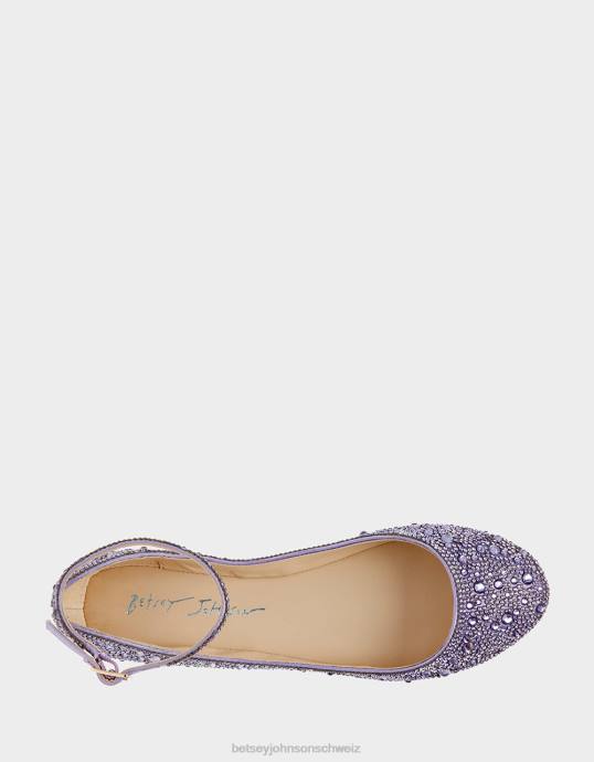 Frauen Betsey Johnson As Lavendel Schuhe ZJFF146