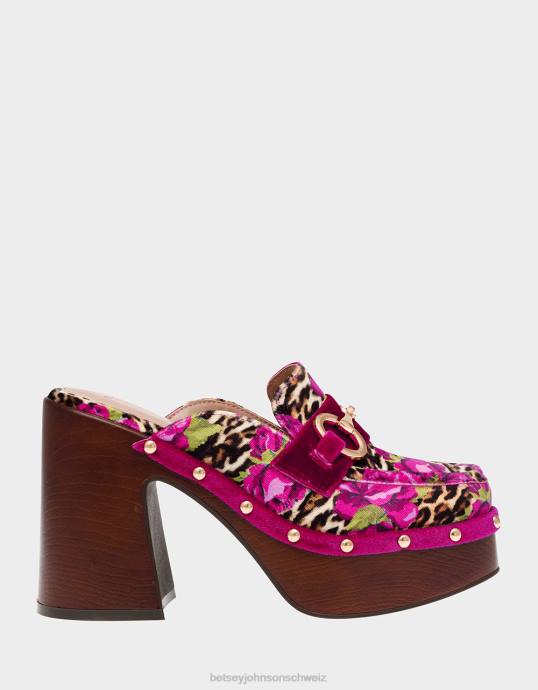 Frauen Betsey Johnson Aydin Leoparden-Multi Schuhe ZJFF140