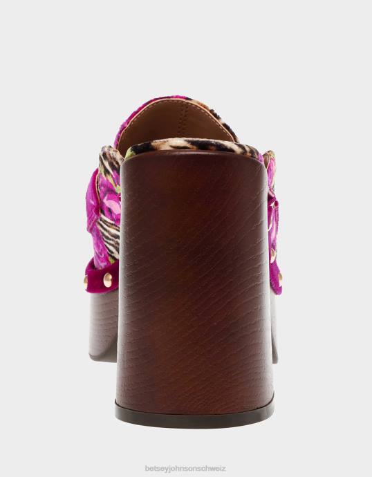 Frauen Betsey Johnson Aydin Leoparden-Multi Schuhe ZJFF140