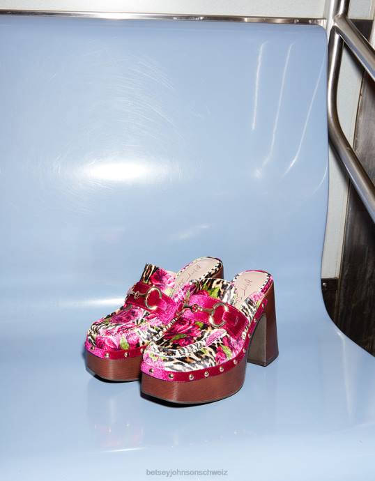 Frauen Betsey Johnson Aydin Leoparden-Multi Schuhe ZJFF140