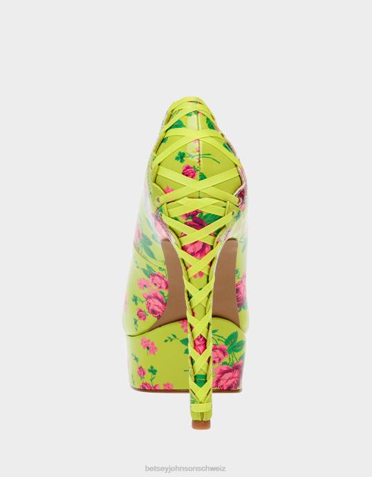 Frauen Betsey Johnson Bonne Zitrone Schuhe ZJFF122