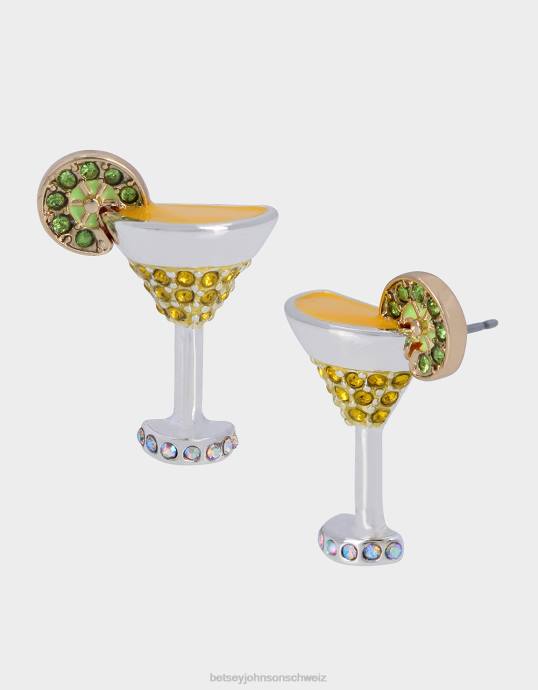 Frauen Betsey Johnson Brunch-Martini-Ohrstecker Gelb Schmuck ZJFF338