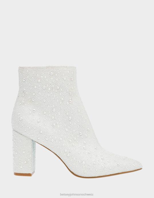 Frauen Betsey Johnson Cady Elfenbein Schuhe ZJFF48