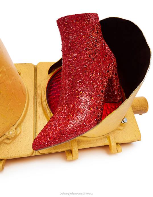 Frauen Betsey Johnson Cady Rot Schuhe ZJFF21