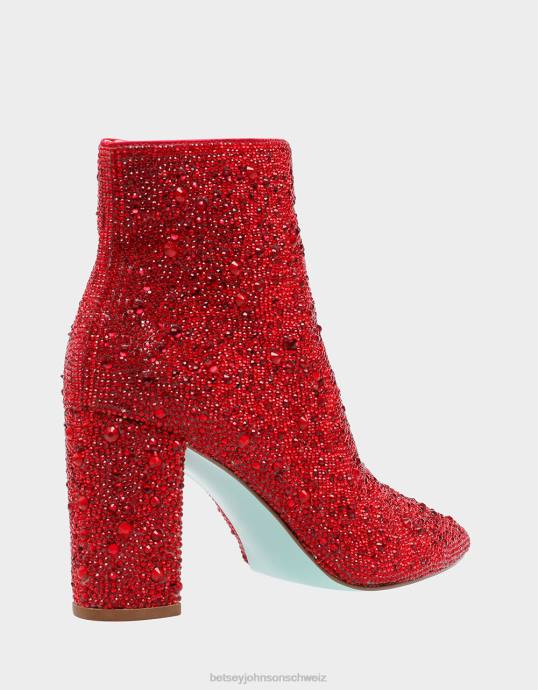 Frauen Betsey Johnson Cady Rot Schuhe ZJFF21