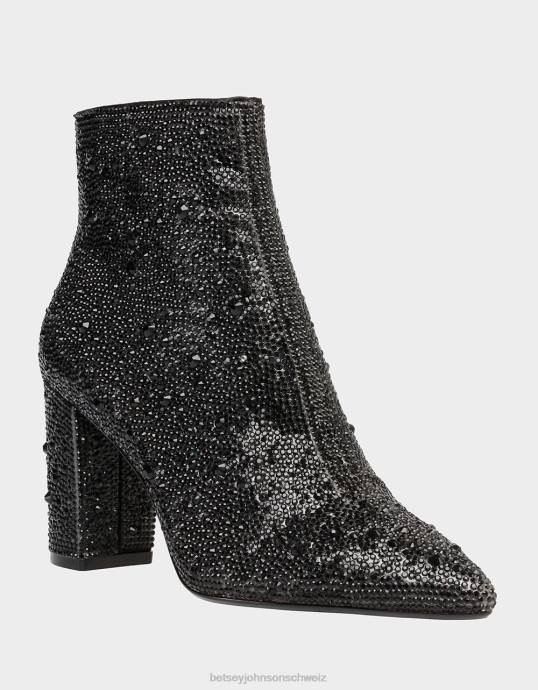 Frauen Betsey Johnson Cady Schwarz Schuhe ZJFF61