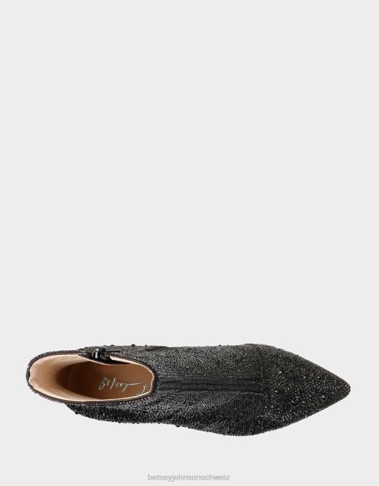 Frauen Betsey Johnson Cady Schwarz Schuhe ZJFF61