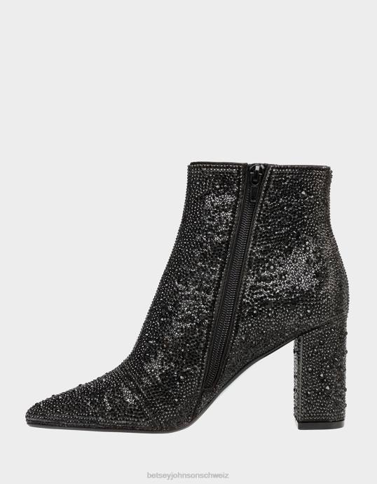 Frauen Betsey Johnson Cady Schwarz Schuhe ZJFF61