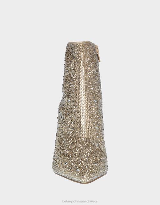 Frauen Betsey Johnson Cady hellgold Gold-Multi Schuhe ZJFF86