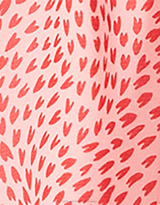 Frauen Betsey Johnson Chiffon-Minikleid mit Königin der Herzen Rosa Kleidung ZJFF293