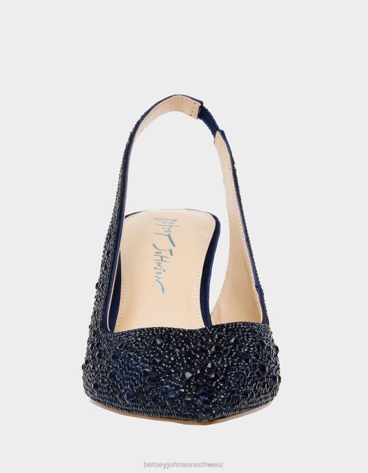 Frauen Betsey Johnson Clark Marine Schuhe ZJFF148