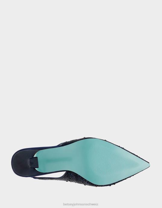 Frauen Betsey Johnson Clark Marine Schuhe ZJFF148