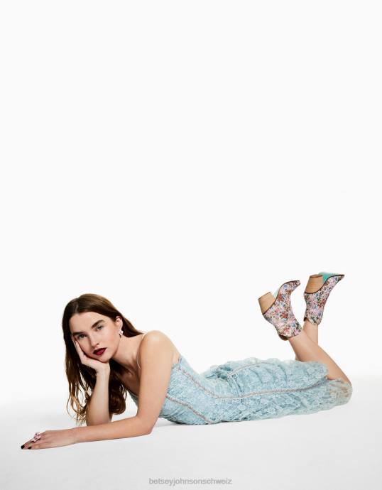 Frauen Betsey Johnson Diva Blumen-Multi Schuhe ZJFF41