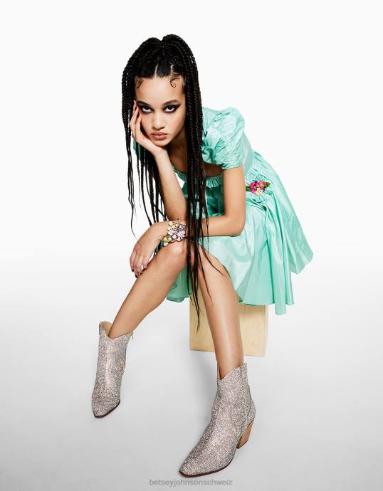 Frauen Betsey Johnson Diva Strasssteine Schuhe ZJFF6