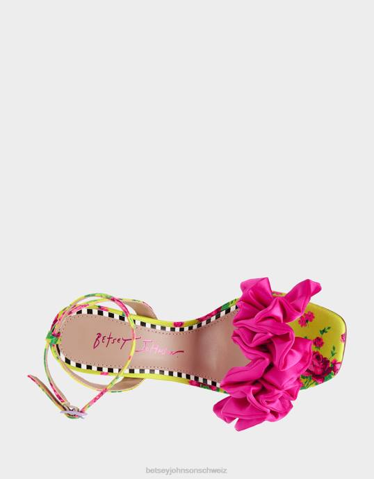 Frauen Betsey Johnson Elmira Zitrone Schuhe ZJFF196