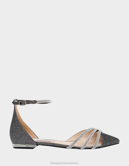 Frauen Betsey Johnson Elsa Schwarz Schuhe ZJFF174