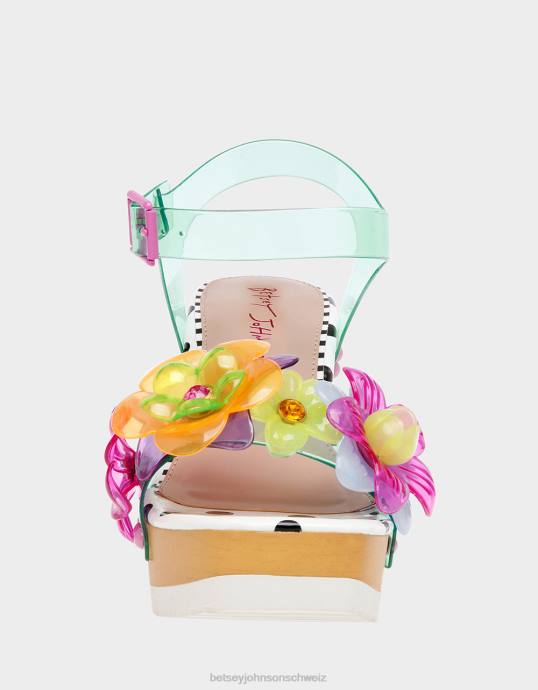 Frauen Betsey Johnson Floryn blaugrün Schuhe ZJFF50