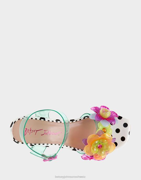 Frauen Betsey Johnson Floryn blaugrün Schuhe ZJFF50