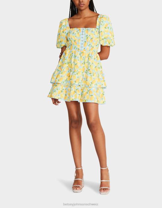 Frauen Betsey Johnson Haley Minikleid Blau Kleidung ZJFF283