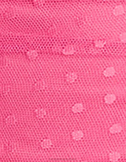 Frauen Betsey Johnson Ineinandergreifendes trägerloses Minikleid Rosa Kleidung ZJFF279
