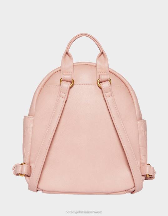 Frauen Betsey Johnson Kein Problem Mini-Rucksack mit Totenkopf-Motiv erröten Zubehör ZJFF258