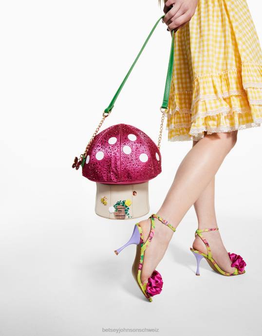 Frauen Betsey Johnson Kitsch ich liebe dich so Umhängetasche multi Zubehör ZJFF221