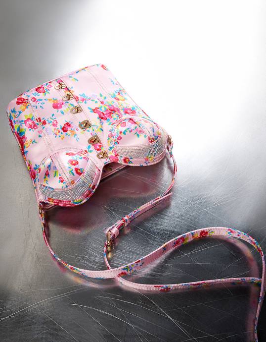 Frauen Betsey Johnson Kitsch von Korsetts Liebes-Crossbody Blumen- Zubehör ZJFF220