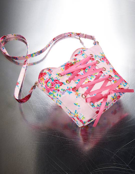 Frauen Betsey Johnson Kitsch von Korsetts Liebes-Crossbody Blumen- Zubehör ZJFF220