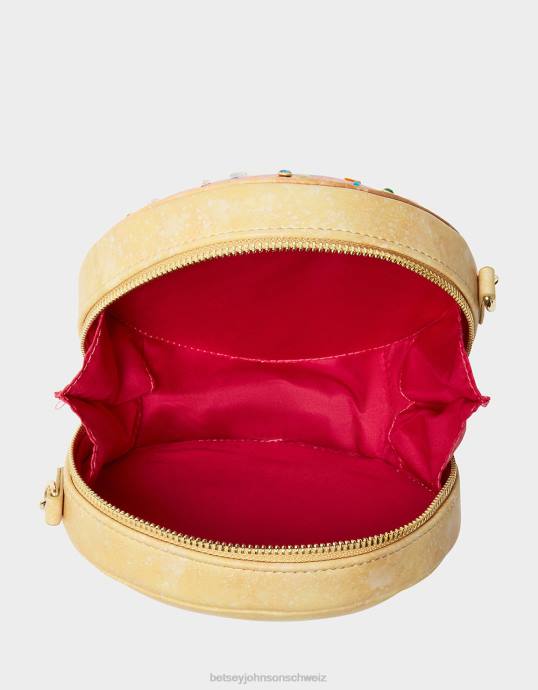 Frauen Betsey Johnson Kitschglasur für deine Umhängetasche Rosa Zubehör ZJFF206