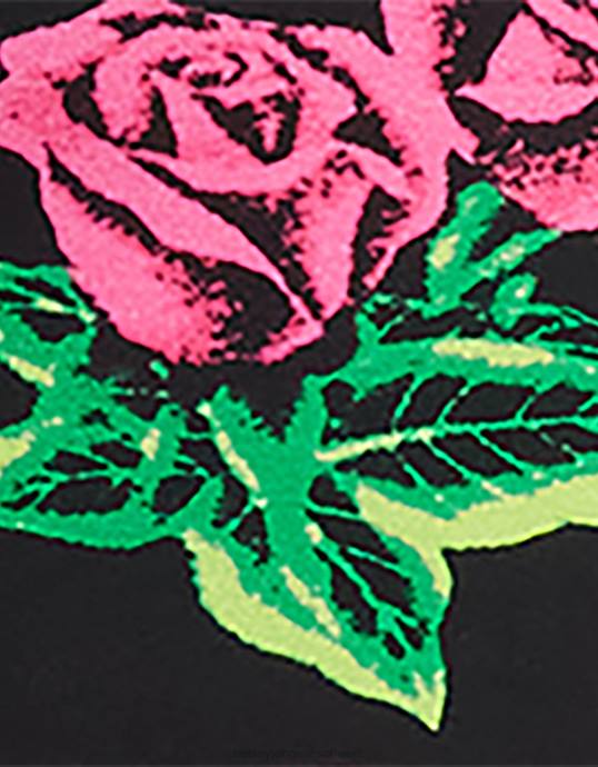 Frauen Betsey Johnson Korsett-Raglankleid im Stil der 80er-Jahre Rosen Kleidung ZJFF290