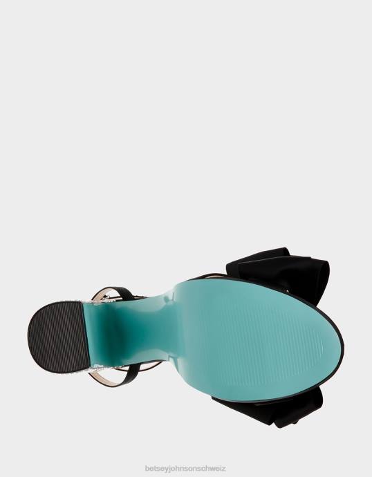 Frauen Betsey Johnson Maddy Schwarz Schuhe ZJFF14