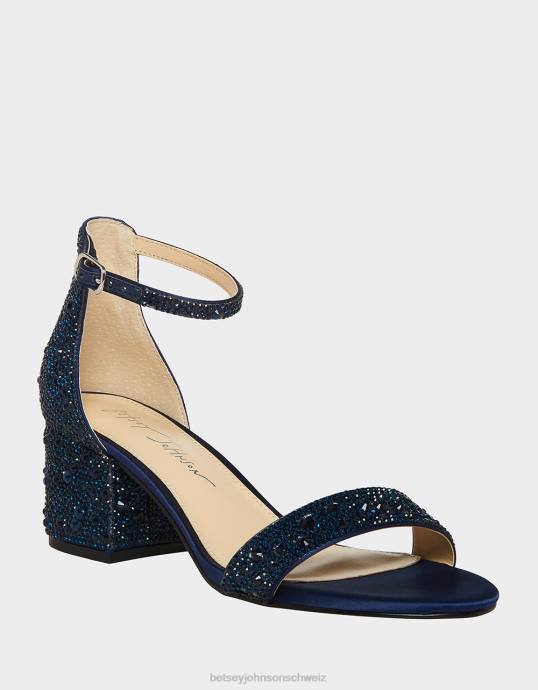 Frauen Betsey Johnson Mari Marine Schuhe ZJFF116