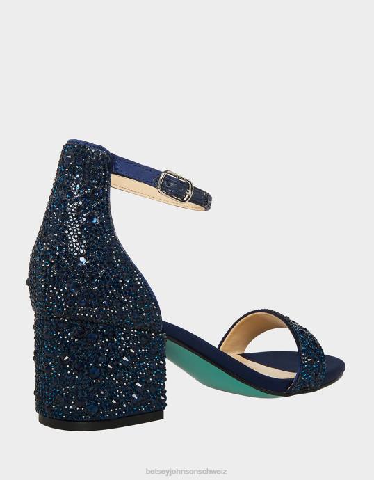 Frauen Betsey Johnson Mari Marine Schuhe ZJFF116