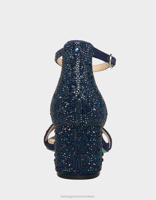 Frauen Betsey Johnson Mari Marine Schuhe ZJFF116