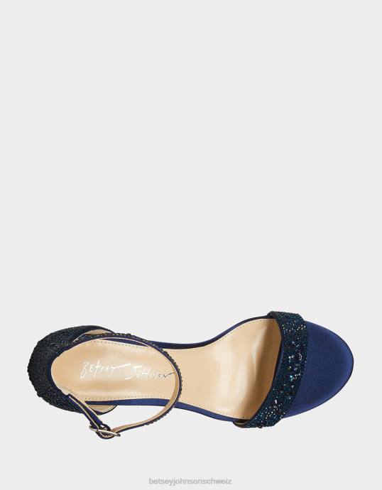 Frauen Betsey Johnson Mari Marine Schuhe ZJFF116