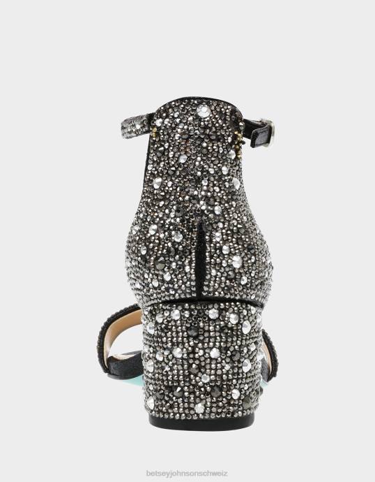 Frauen Betsey Johnson Mari Schwarz Schuhe ZJFF172