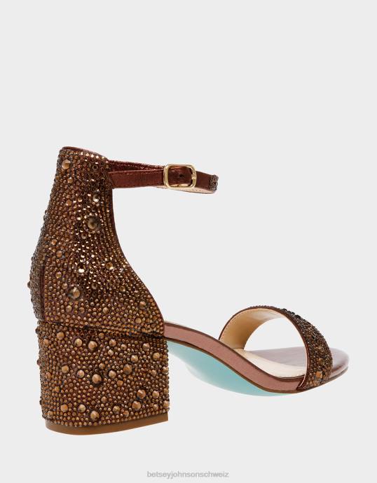 Frauen Betsey Johnson Mari braun Schuhe ZJFF156
