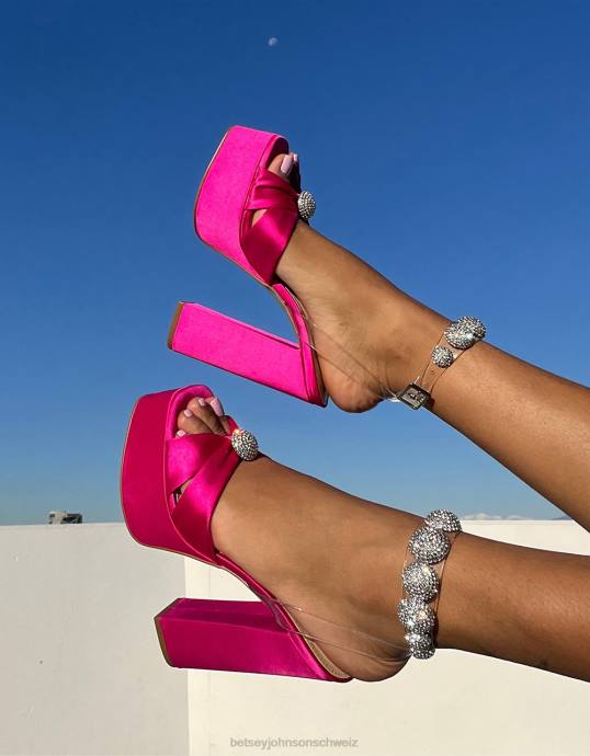 Frauen Betsey Johnson Mason Fuchsie Schuhe ZJFF100