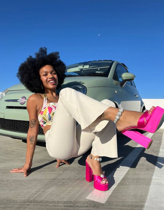 Frauen Betsey Johnson Mason Fuchsie Schuhe ZJFF100