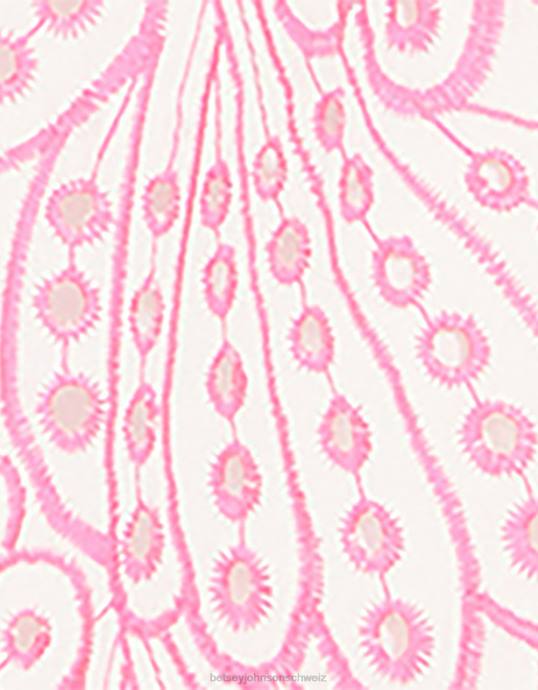 Frauen Betsey Johnson Minikleid mit Ösenkorsett Rosa Kleidung ZJFF271